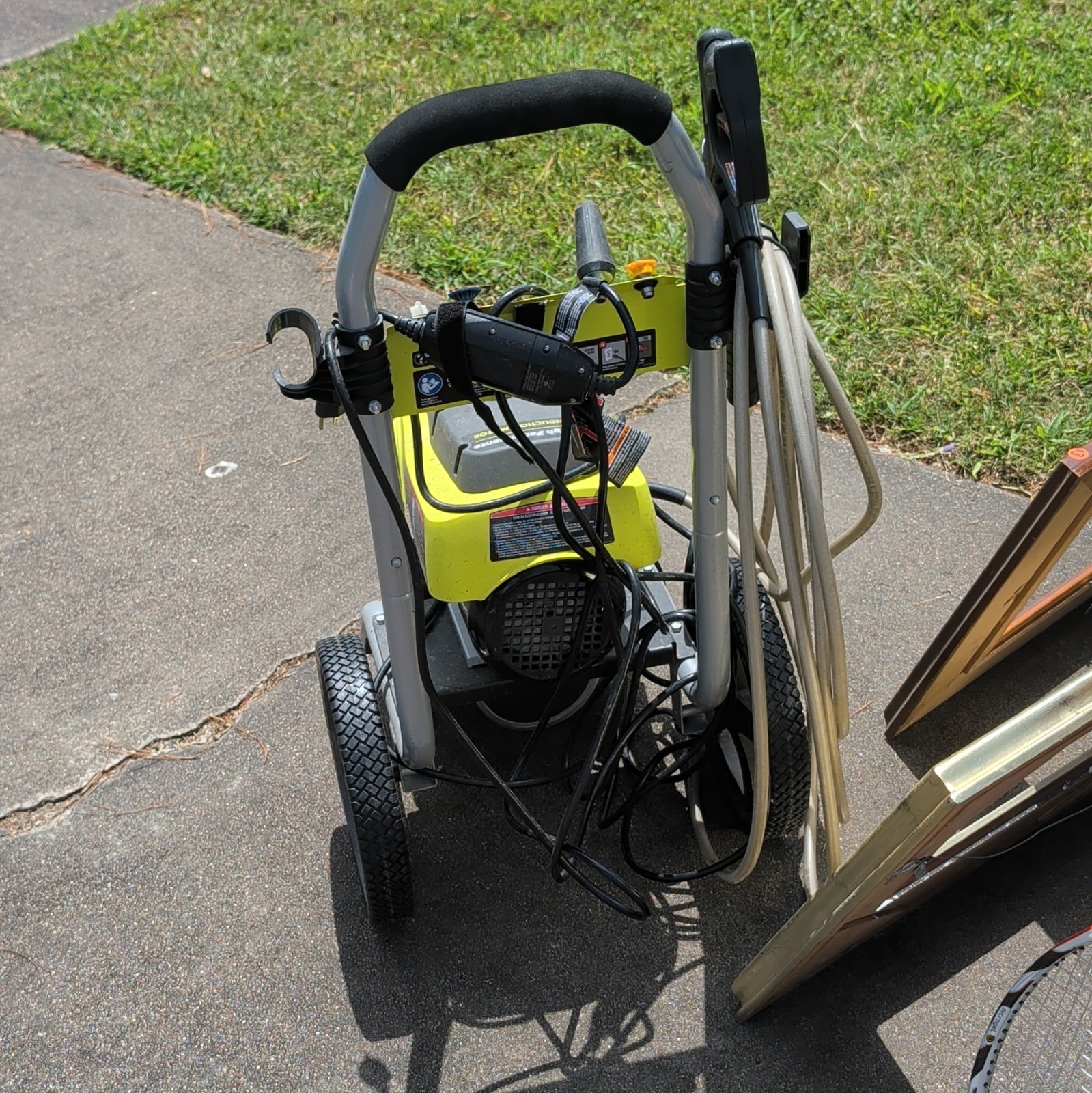 RYOBI 2300 PSI 1.2 GPM Electric Pressure Washer, Brushless Induction, Wheeled