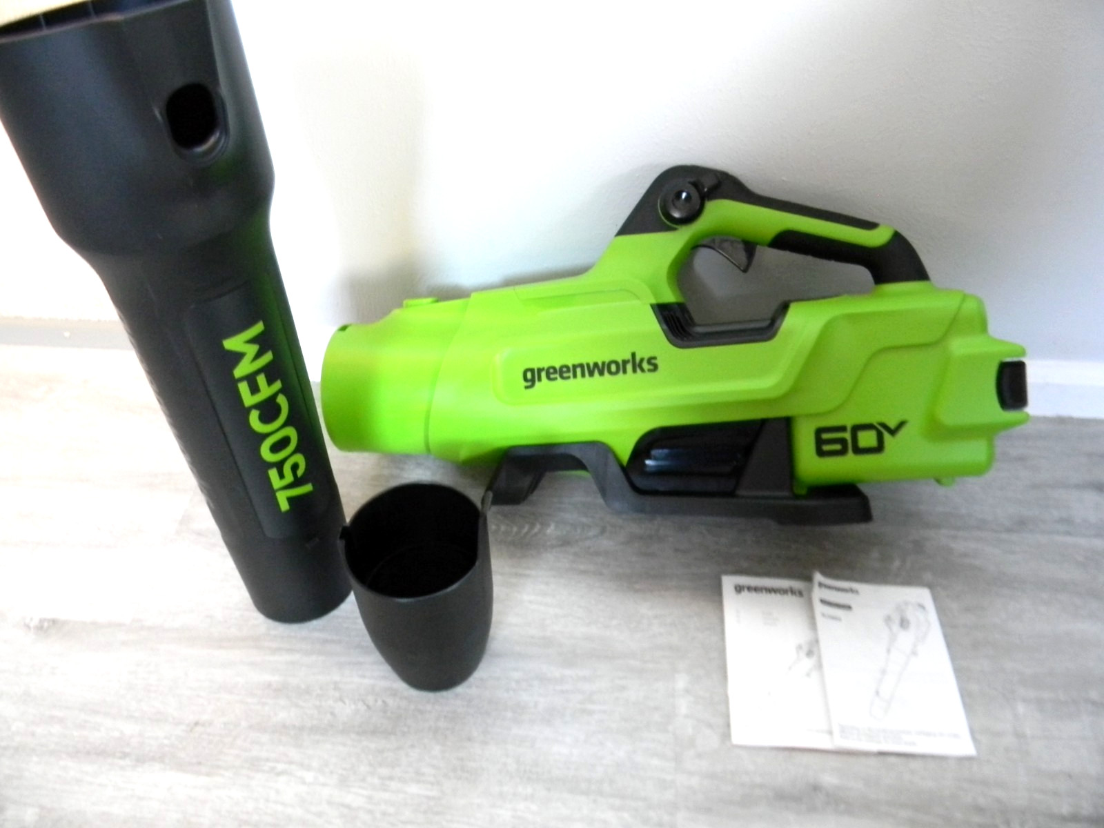 NEW Greenworks 750 CFM 180 MPH 60V 60Volt Leaf Blower – TOOL ONLY