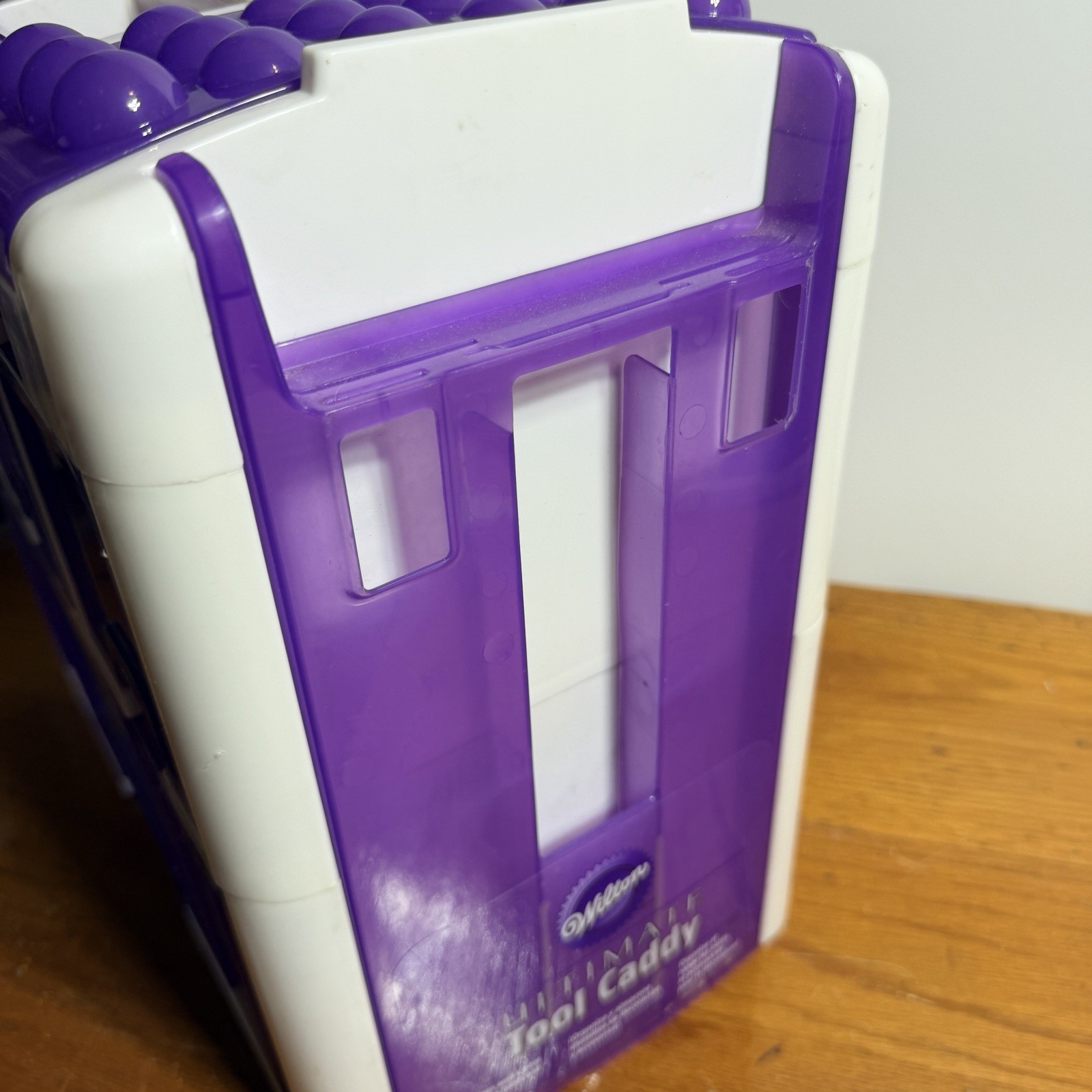 Wilton Ultimate Professional Cake Decorating Caddy Storage Box Purple
