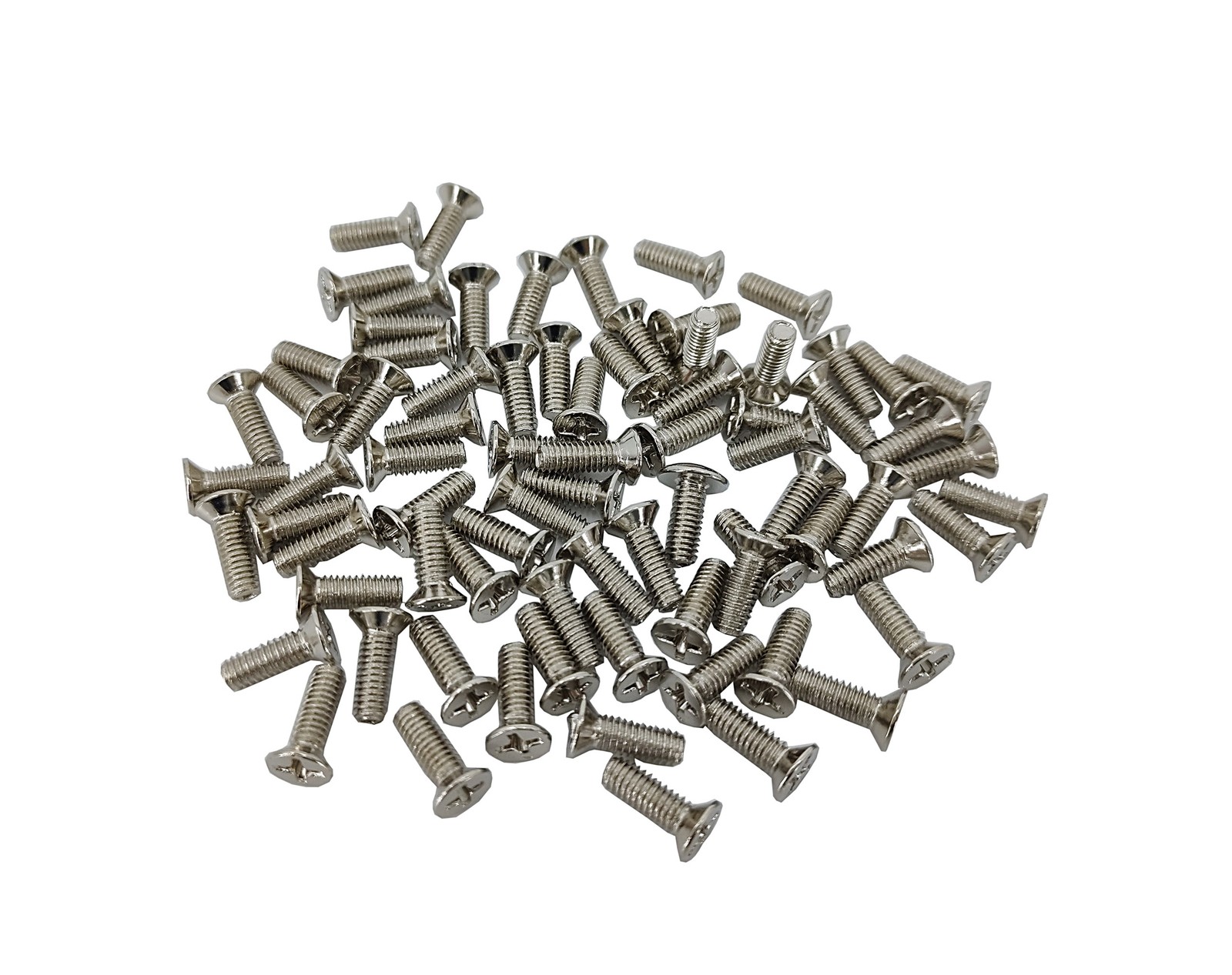 100PK M4 X 12mm – Phillips Flat Head Machine Screw (Countersunk) Carbon Steel