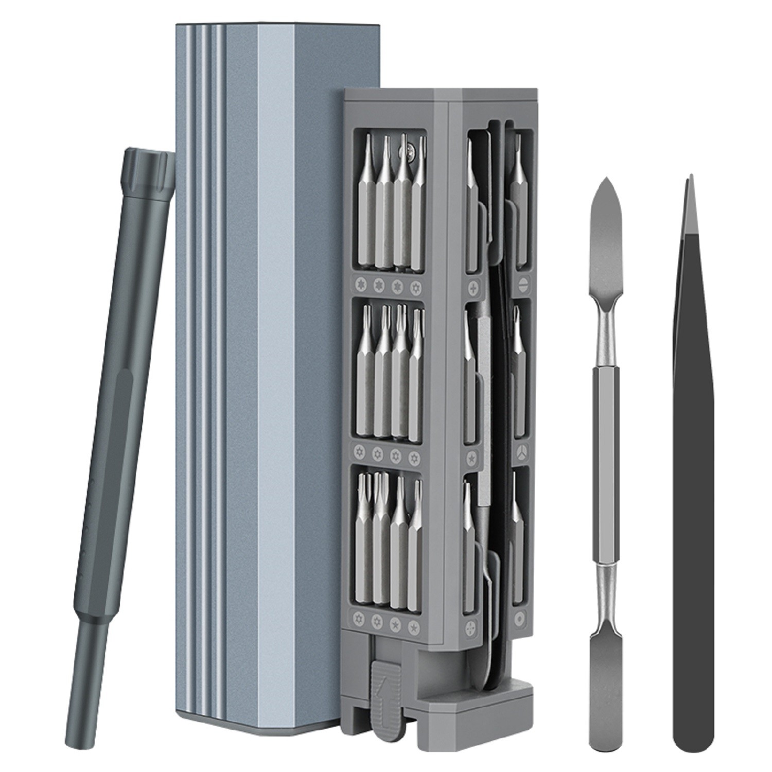 Electric Screwdriver, Mini Precision Screwdriver Set, 44-in-1 Magnetic Bits