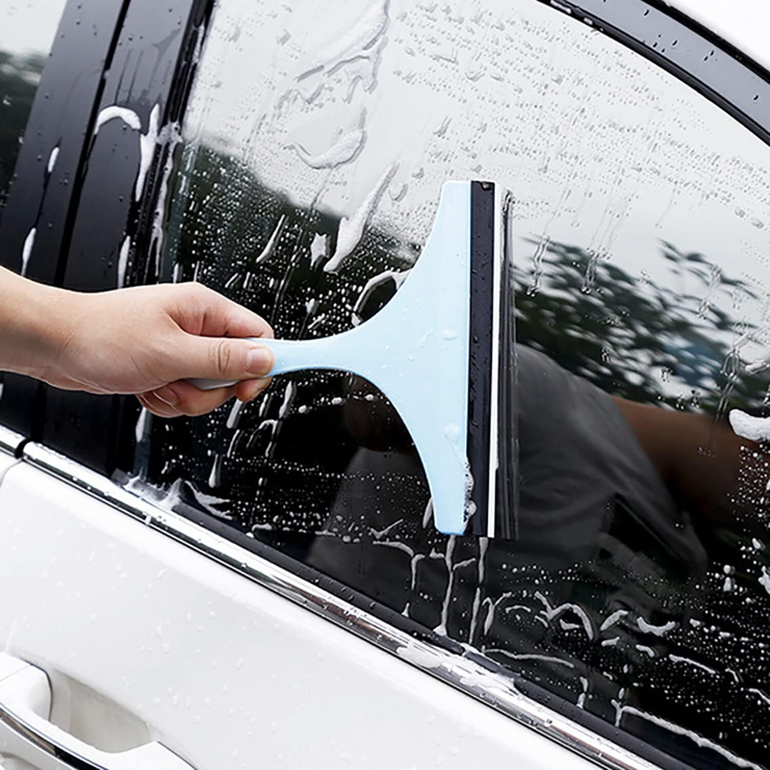 3X Glass Window Wiper Cleaner Squeegee Shower Screen Mirror Home Car Blade Brush