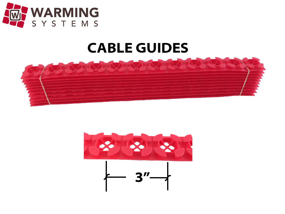 Radiant Floor Heat System Electric Cable Tile Warm Heated 120V All Size w/Thermo