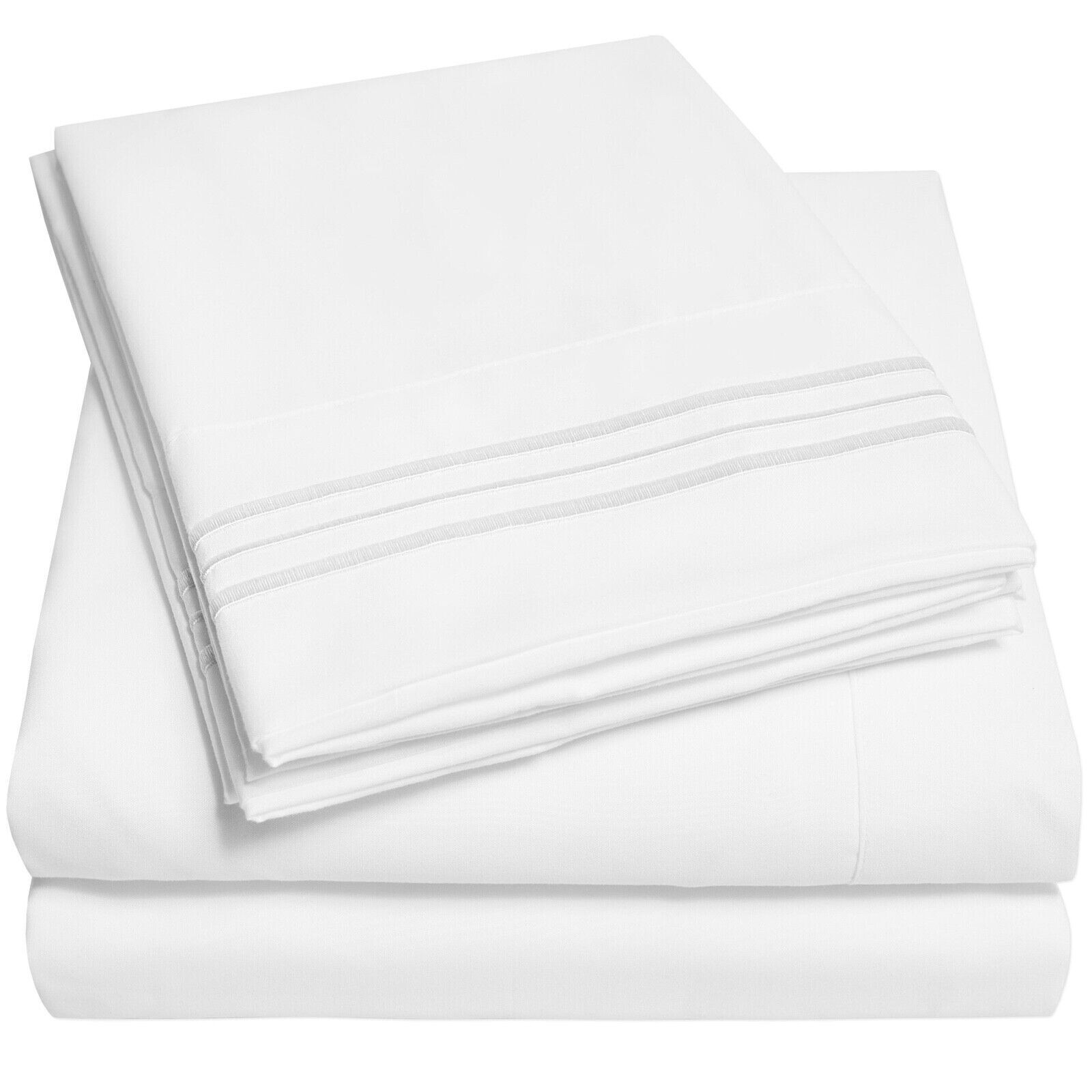 Top Split Flex California King Sheet 4 pc set For Sleep Number 1900 Deep Pockets