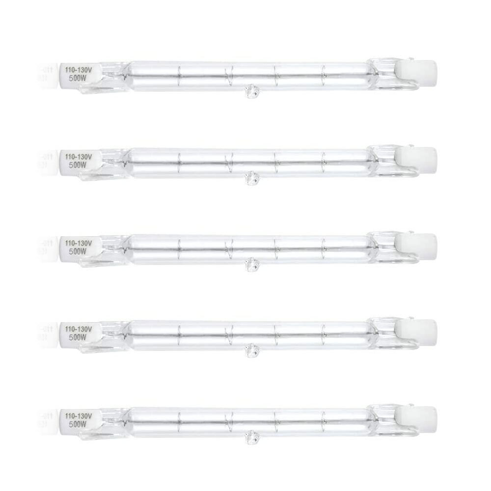 10X J Type 500W 500 watt T3 120V R7S 118mm Double Ended Bulb Light 4.65″
