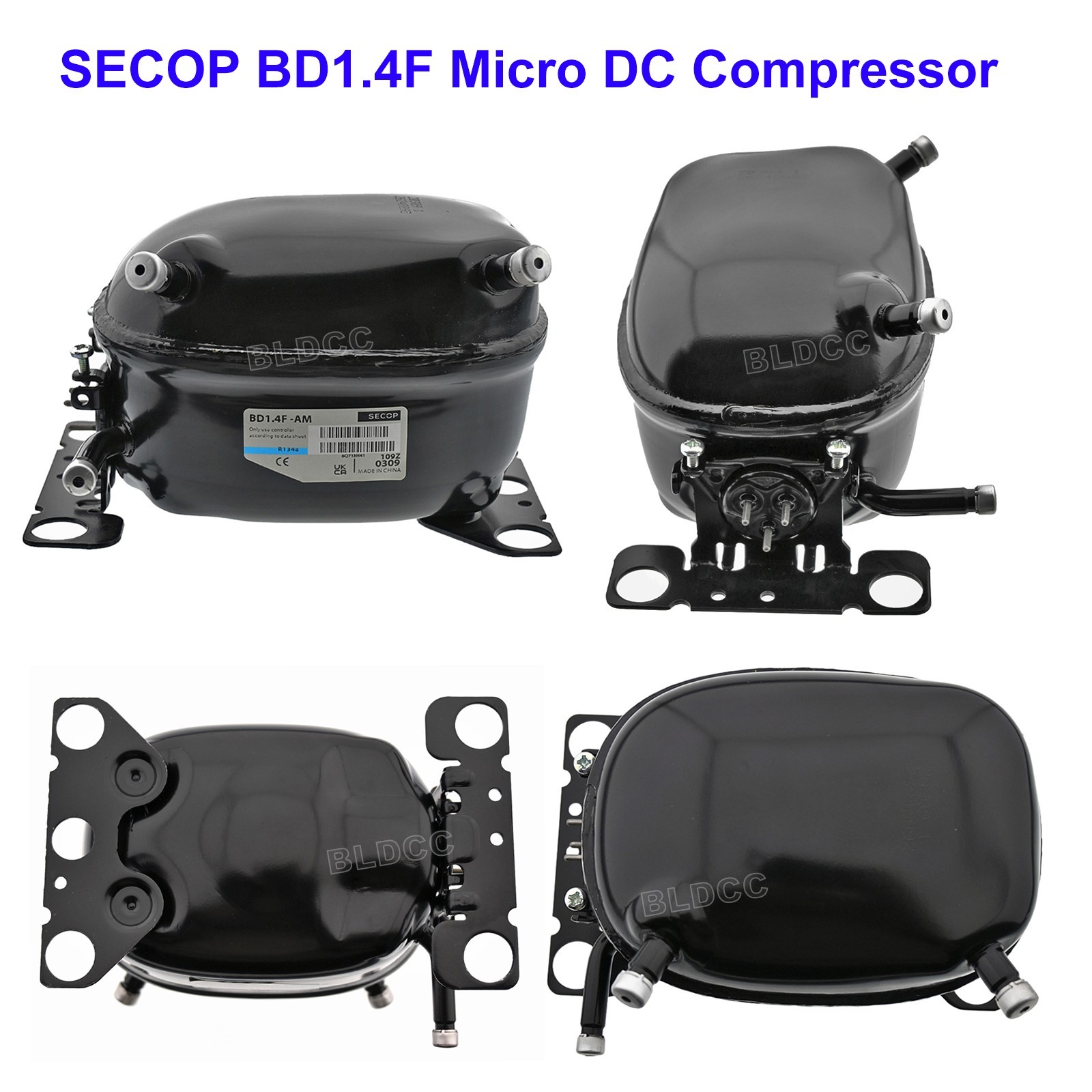 SECOP 1.4F Micro Compressor Refrigerator Parts W/ 12V/24V DC 101N2040 Controller