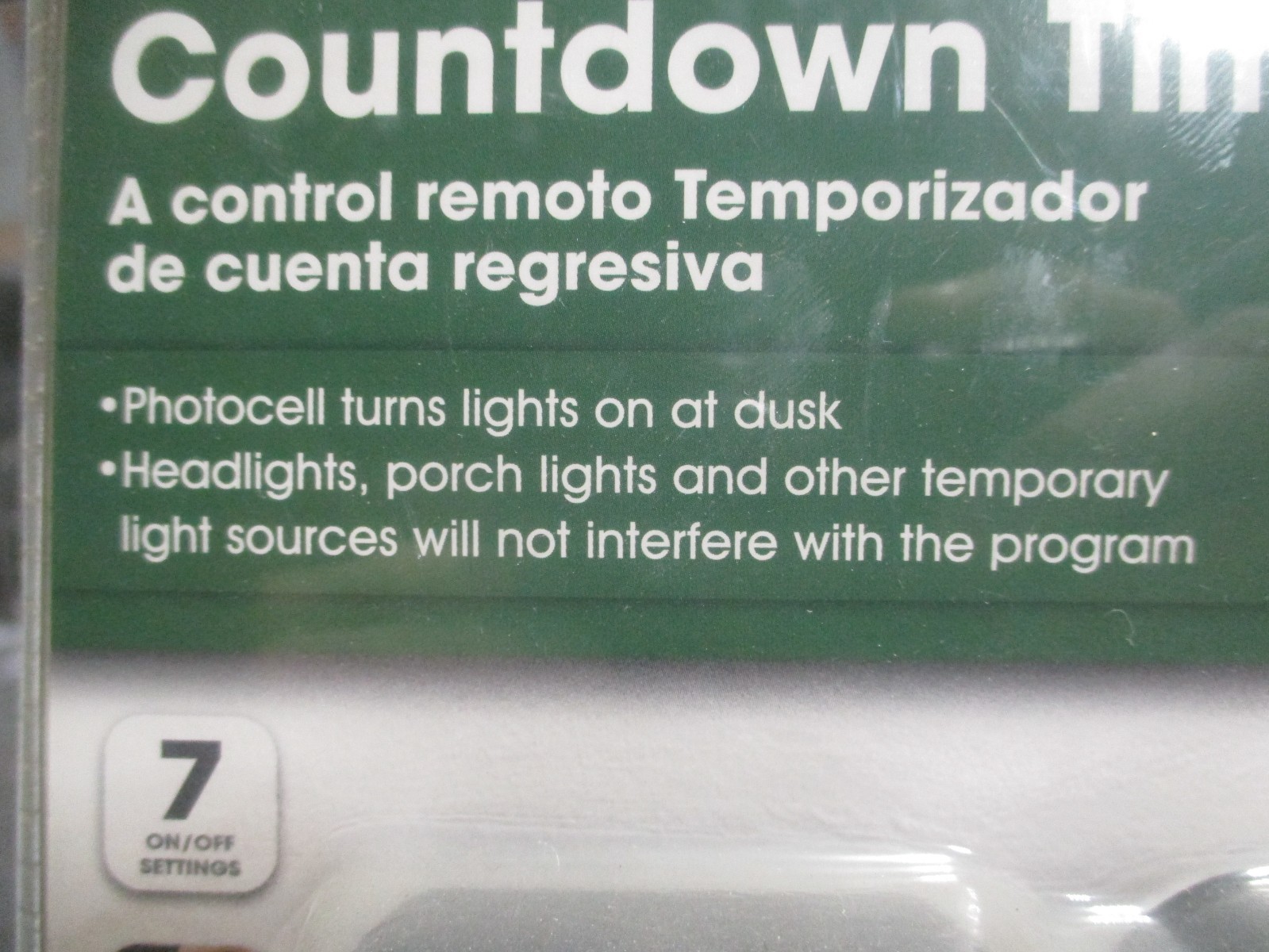 NEW LED Compatible Remote Control Timer Photocell Activated 2-Outlet Outdoor