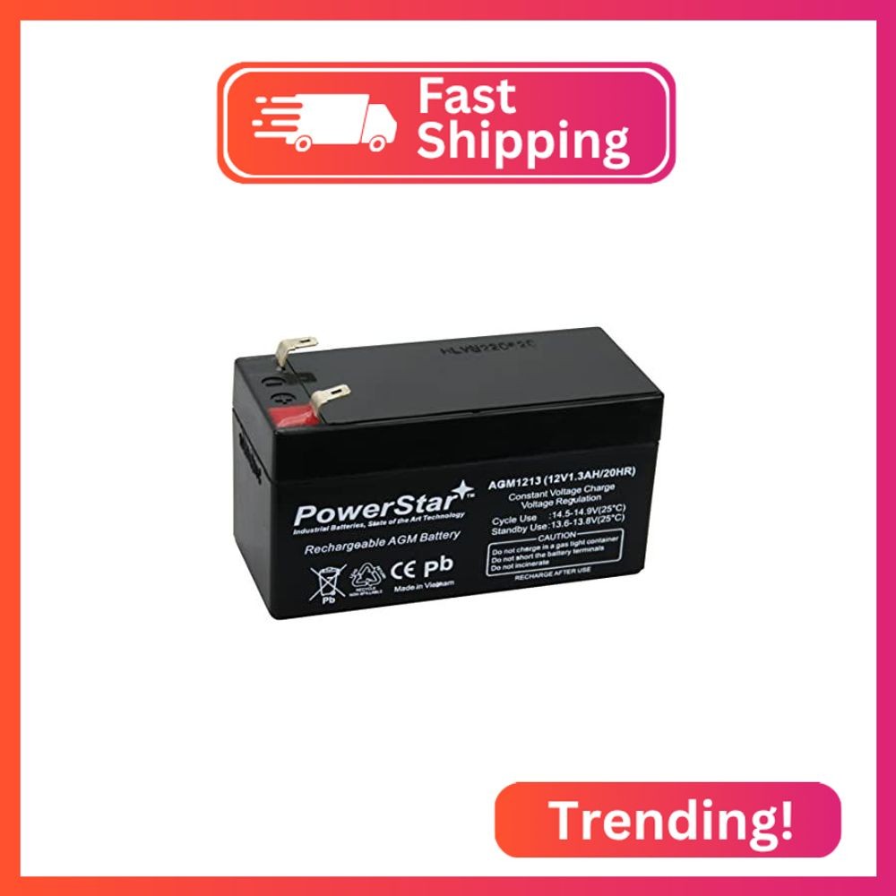 12V 1.3Ah Replacement Backup Battery for High Tech Pet Power Pet Door