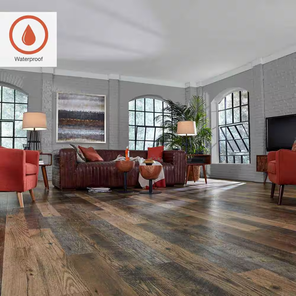 Outlast+ Honeysuckle Oak 12 Mm T X 6.1 In. W Waterproof Laminate Wood Flooring (