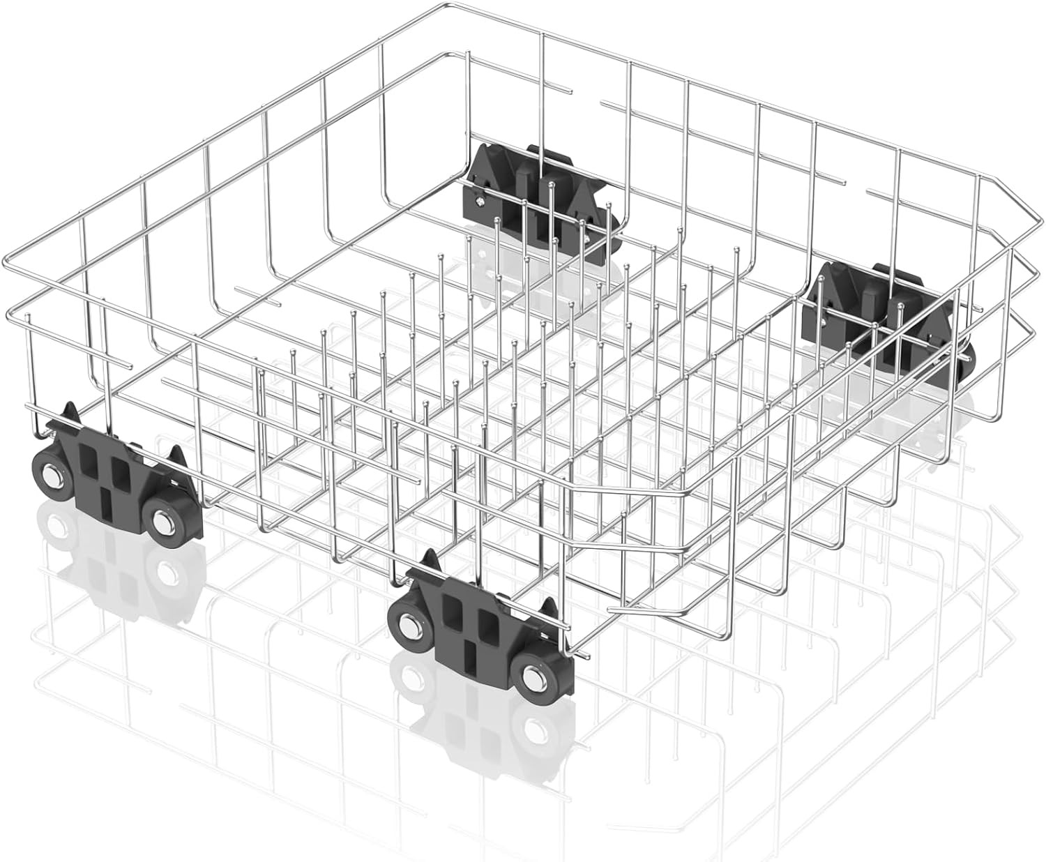 304 Stainless Steel W11498446 Dishwasher Lower Dishrack For Whirlpool WD28X10309