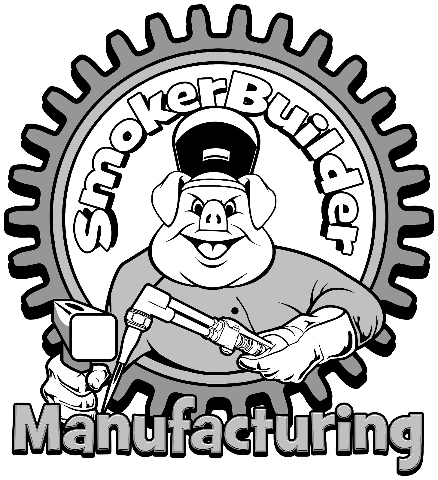 Smoker DROP Handle UDS BBQ door lid Smoker Stainless Spring Rod 6 in Bracket Cap