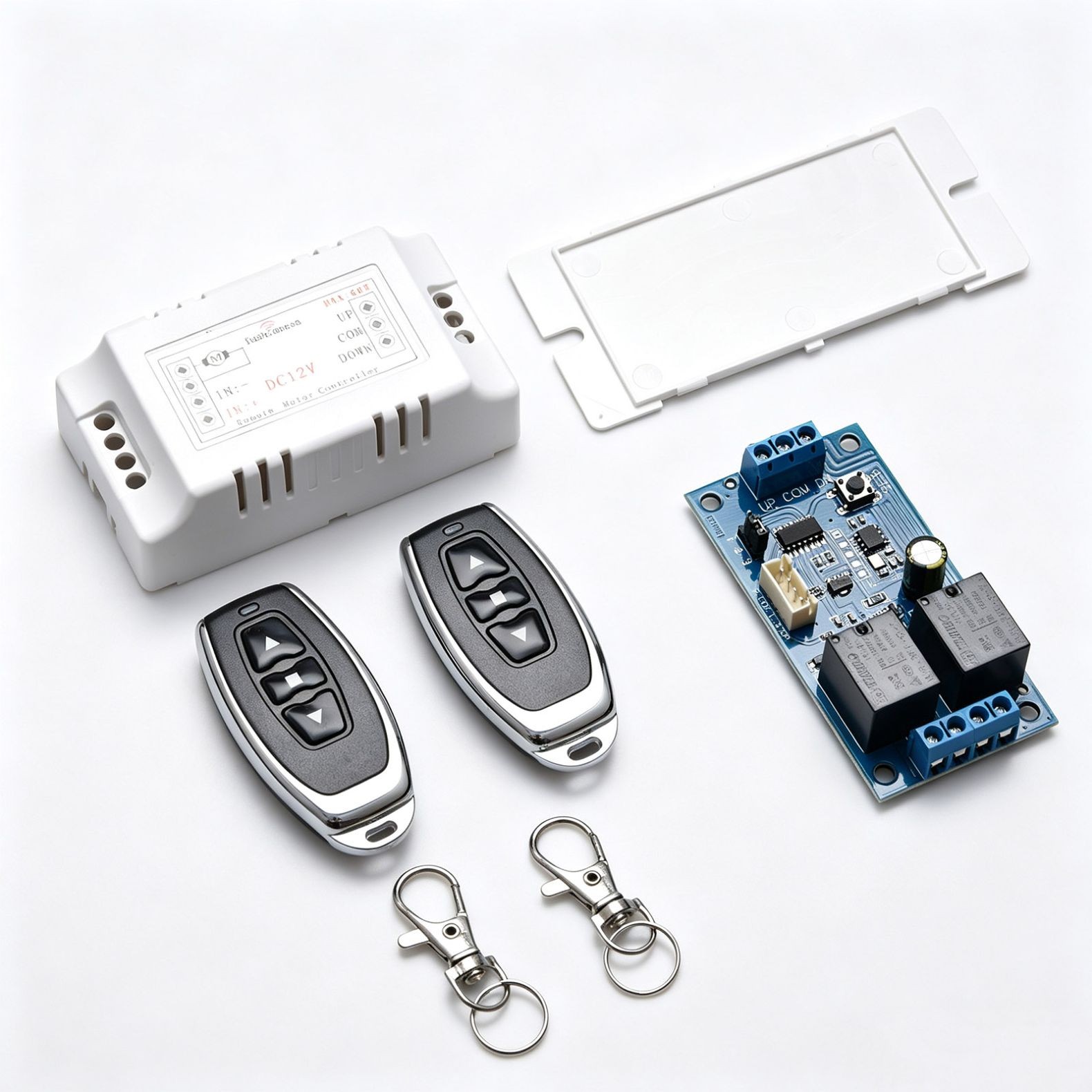 Motor Wireless Remote 12V Switch 2 Channel RF433MHz Universal Remote Control qq