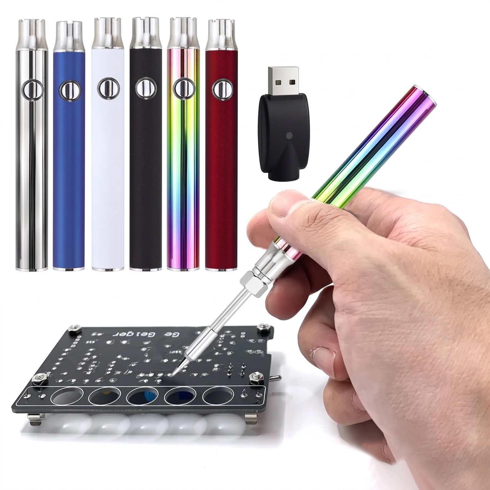 1100mah Welding Battery Pen Wireless Electric Soldering Tool USB Rechargeable