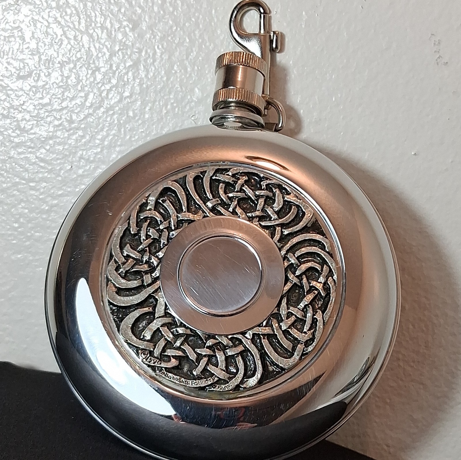 Fellowship Foundry 1990 Vintage Pewter Flask Keven O’Hare Celtic Knot 1 on Ebay