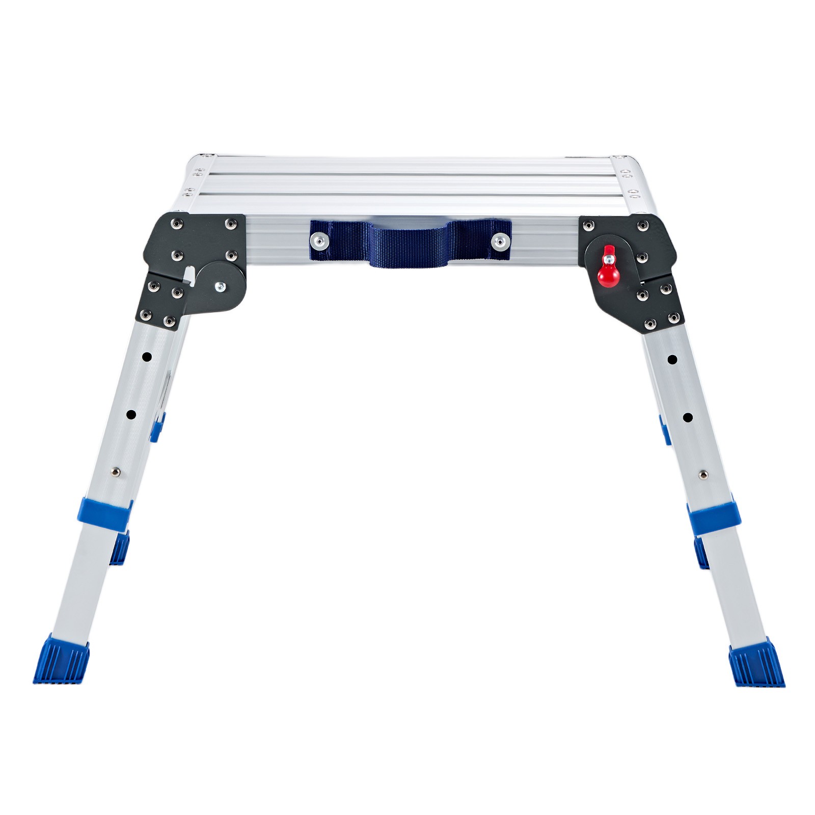VEVOR Folding Work Platform Adjustable Height 12-16 in 500 lbs Step Stool