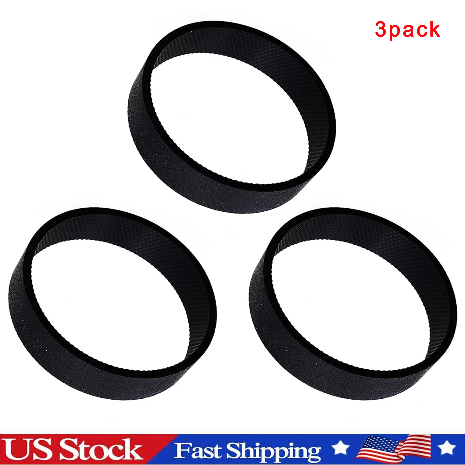 3pcs Vacuum Cleaner Belts 301291 fits Kirby all Generation series models G3 G4