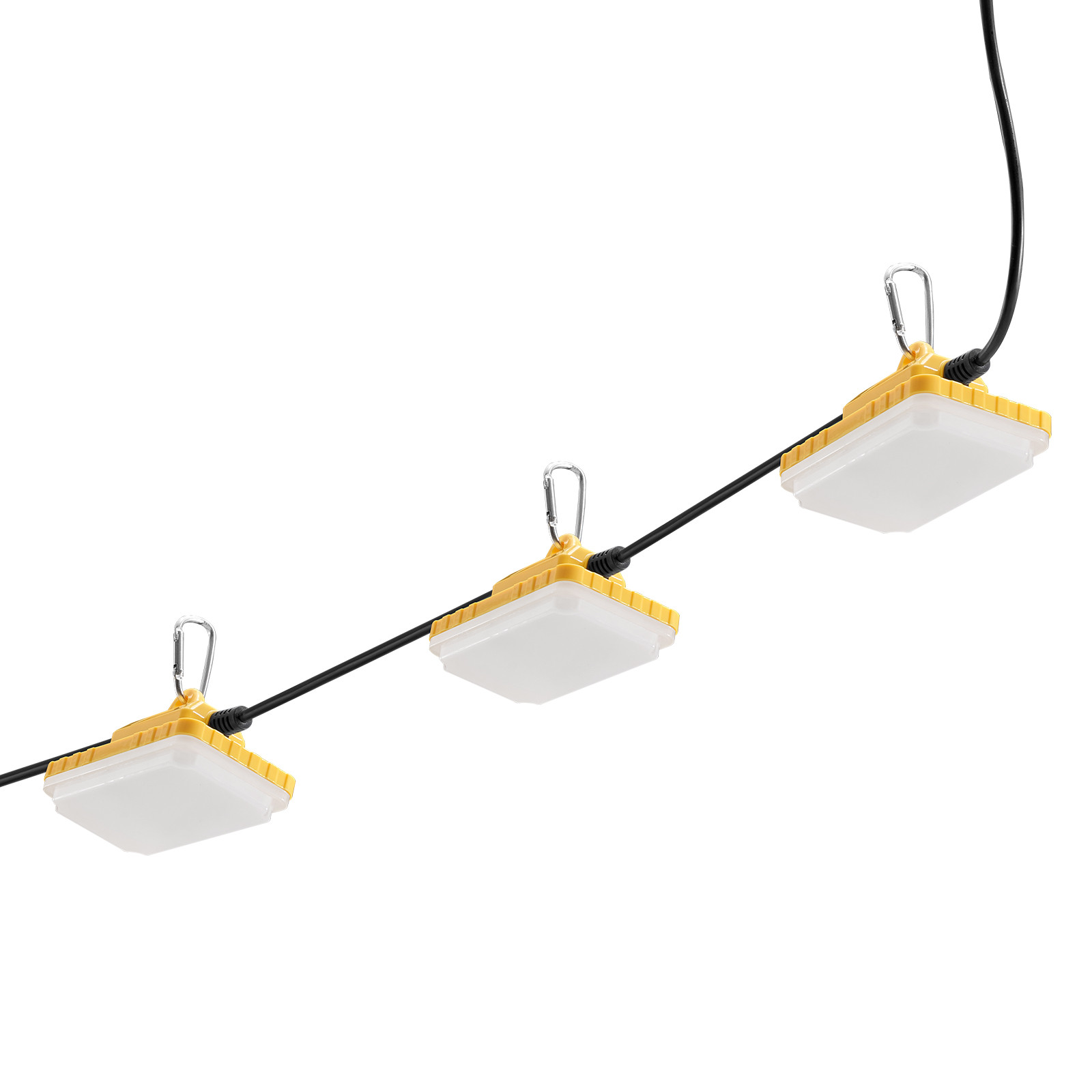 VEVOR 100FT Construction String Lights 150W 15000LM Connectable Waterproof