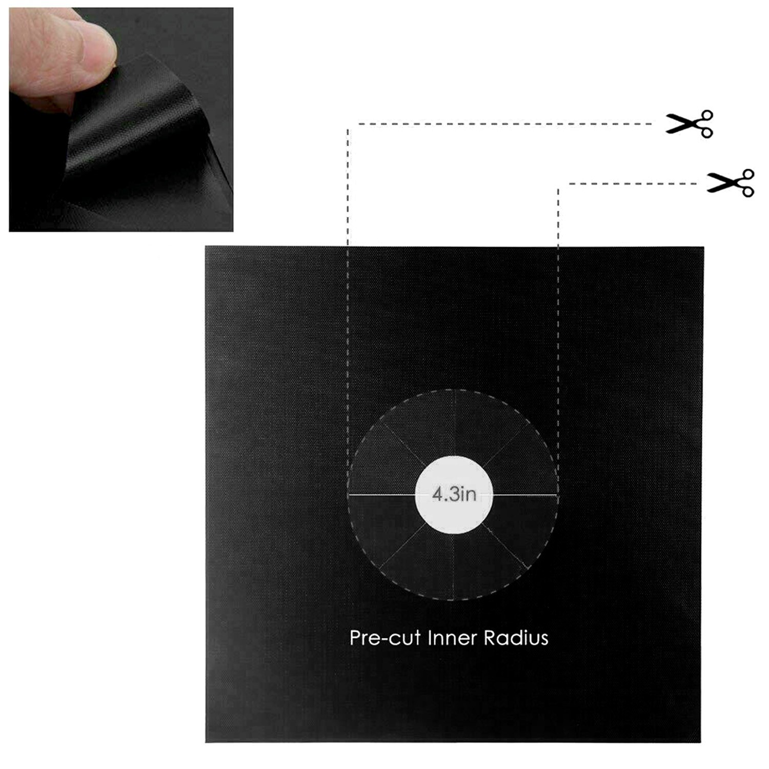8 Reusable Non-Stick Gas Range Stove Top Burner Protectors – Easy Clean Liners
