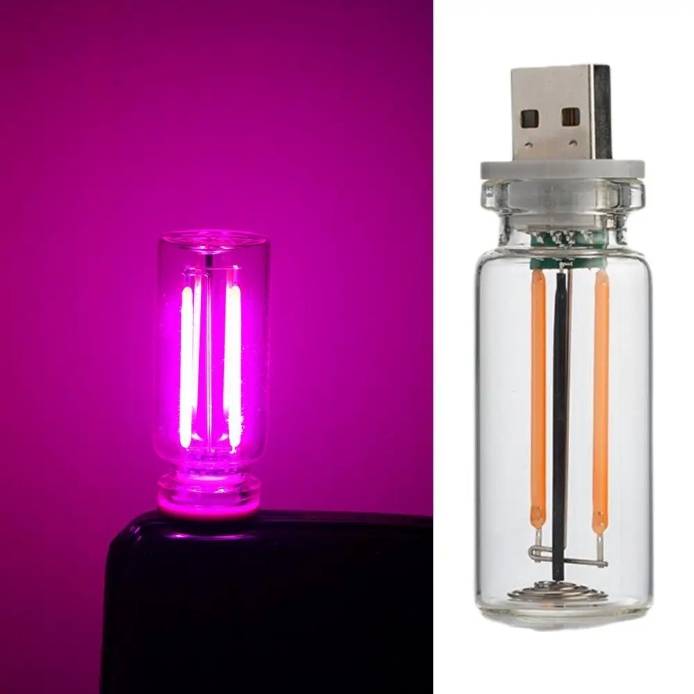 USB Car LED Lighting Retro Auto Mood Lamps Night Lamps USB Touch Night Light