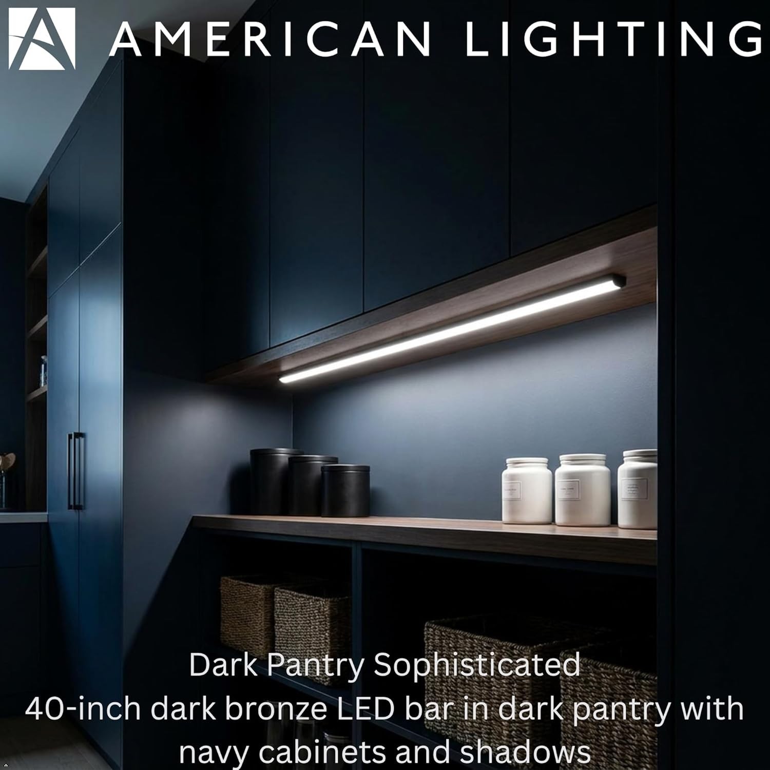 American Lighting LUC2-40-30-DB – 40″ Contrax 2 LED Undercabinet Light (6 Pack)