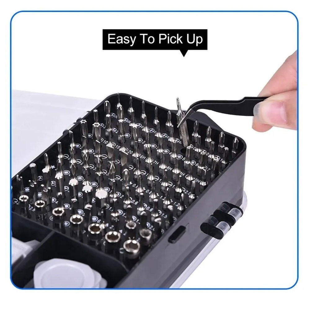 Magnetic Precision 115 in 1 Repair Screwdriver Set PC Phone Electronics Tool KBD