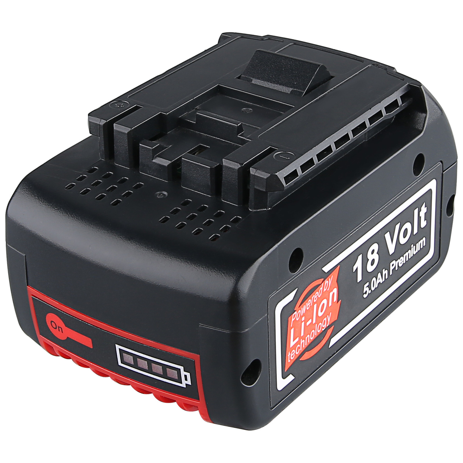 Battery For Bosch 18V 5.0AH Li-ion BAT609 BAT610G BAT618 BAT620 24618-01 GSB 18V
