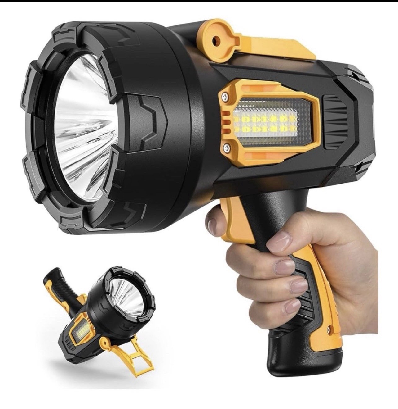 Rechargeable Super Bright Led Flashlight Handheld Spot Lights Outdoor