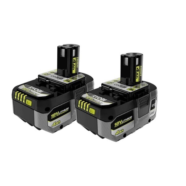 RYOBI CANADA 18V HIGH PERFORMANCE Lithium-Ion 4.0 Ah Battery 2-PACK