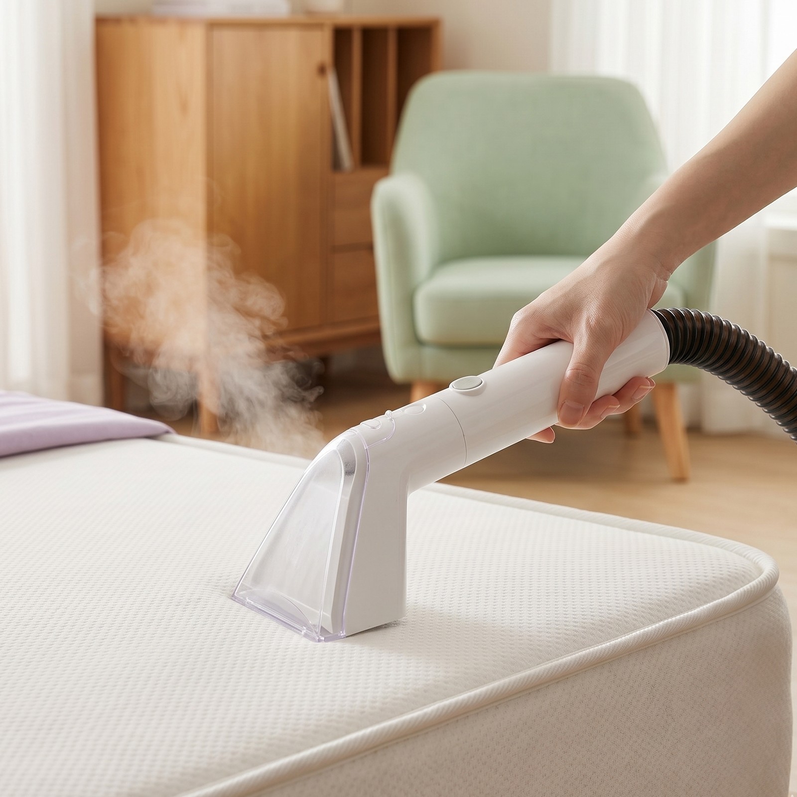 1700W High Power Steam Cleaner Portable Carpet and Upholstery Stain Remover A7