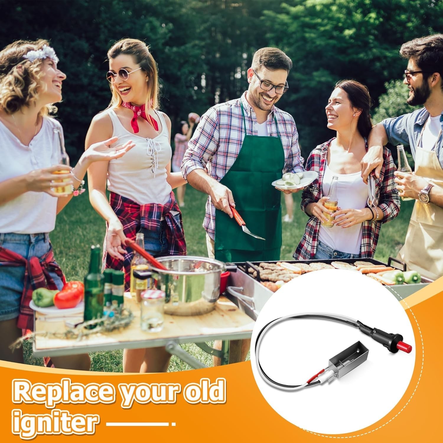 7510 Weber Grill Igniter Kit For Gas Genesis Silver/Gold/Platinum Spririt E210..