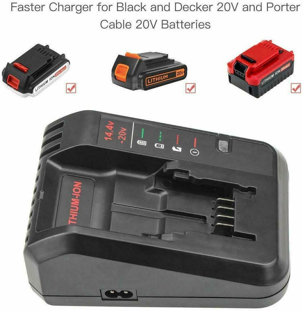 For Black+Decker 20V 2.5Ah Lithium MAX Battery Li-Ion LBXR20 LBXR2020 / Charger