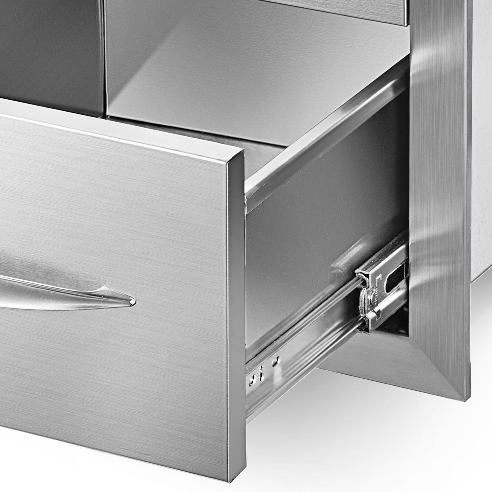 VEVOR Outdoor Kitchen BBQ Island Components Stainless Steel Access Door Drawer