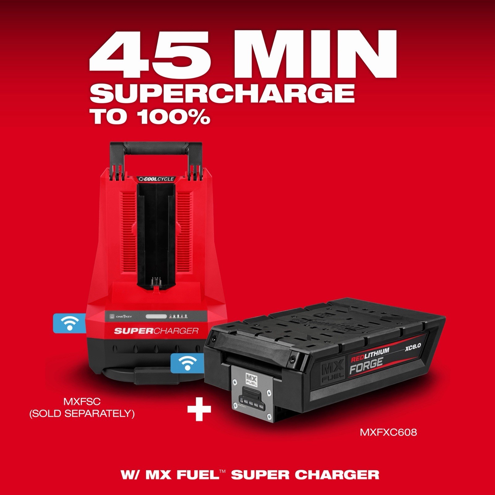 Milwaukee MXFXC608 12V MX FUEL REDLITHIUM FORGE XC8.0 Battery Pack