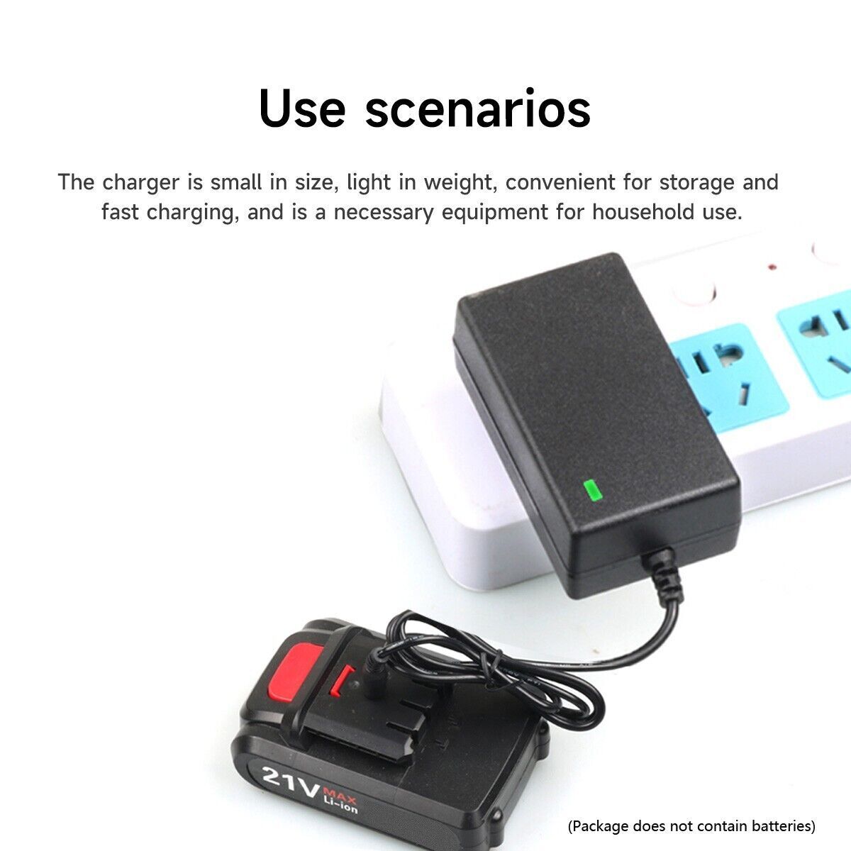 Universal Mini Chainsaw Battery Charger For 20V21V 4in 6in Cordless Electric Saw