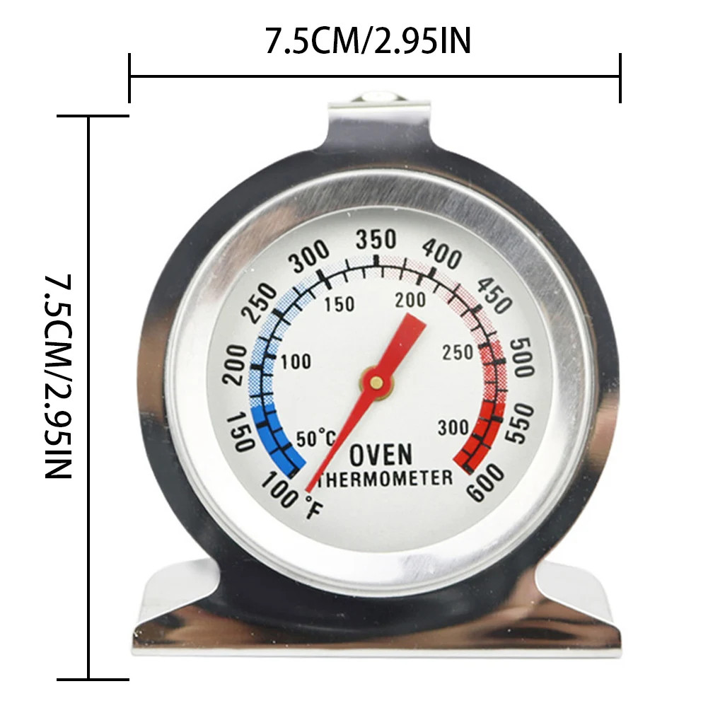 Stainless Steel BBQ Smoker Grill Temperature Gauge Barbecue Thermometer Cooking