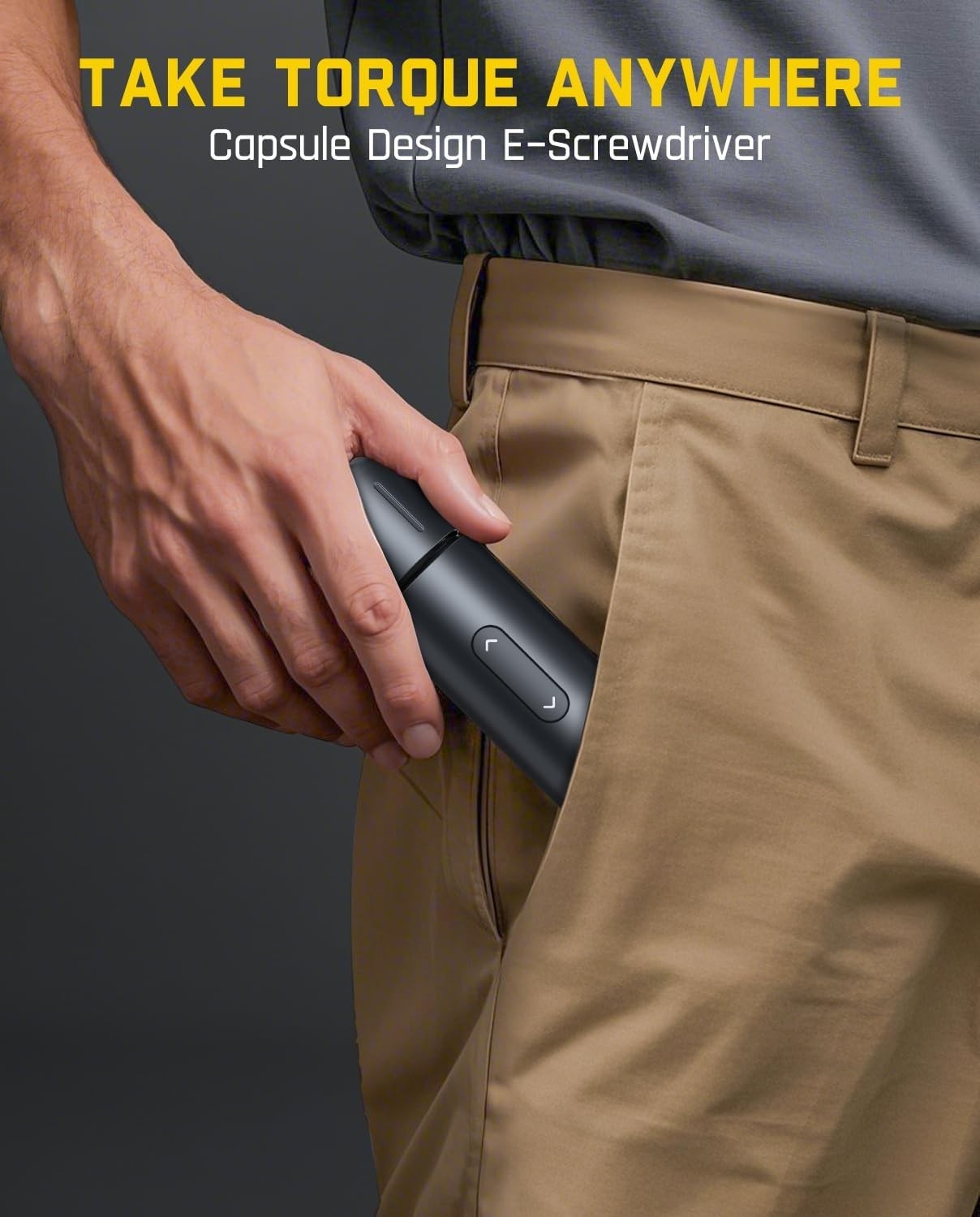 Fanttik S1 Capsule Cordless Screwdriver, Electric Screwdriver, Max 5 N.m, 320 RP