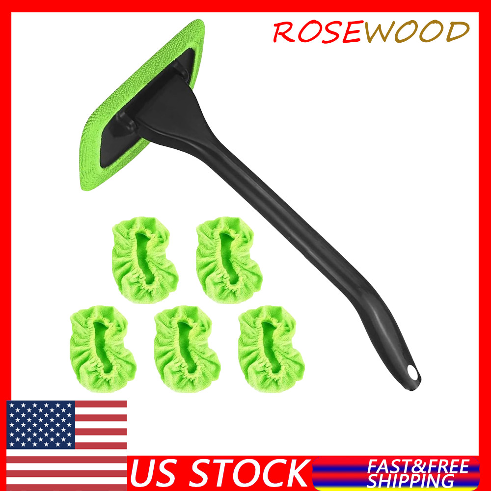 6X New Microfiber Car Wiper Cleaner Glass Brush Window Windshield Cleaning Tool