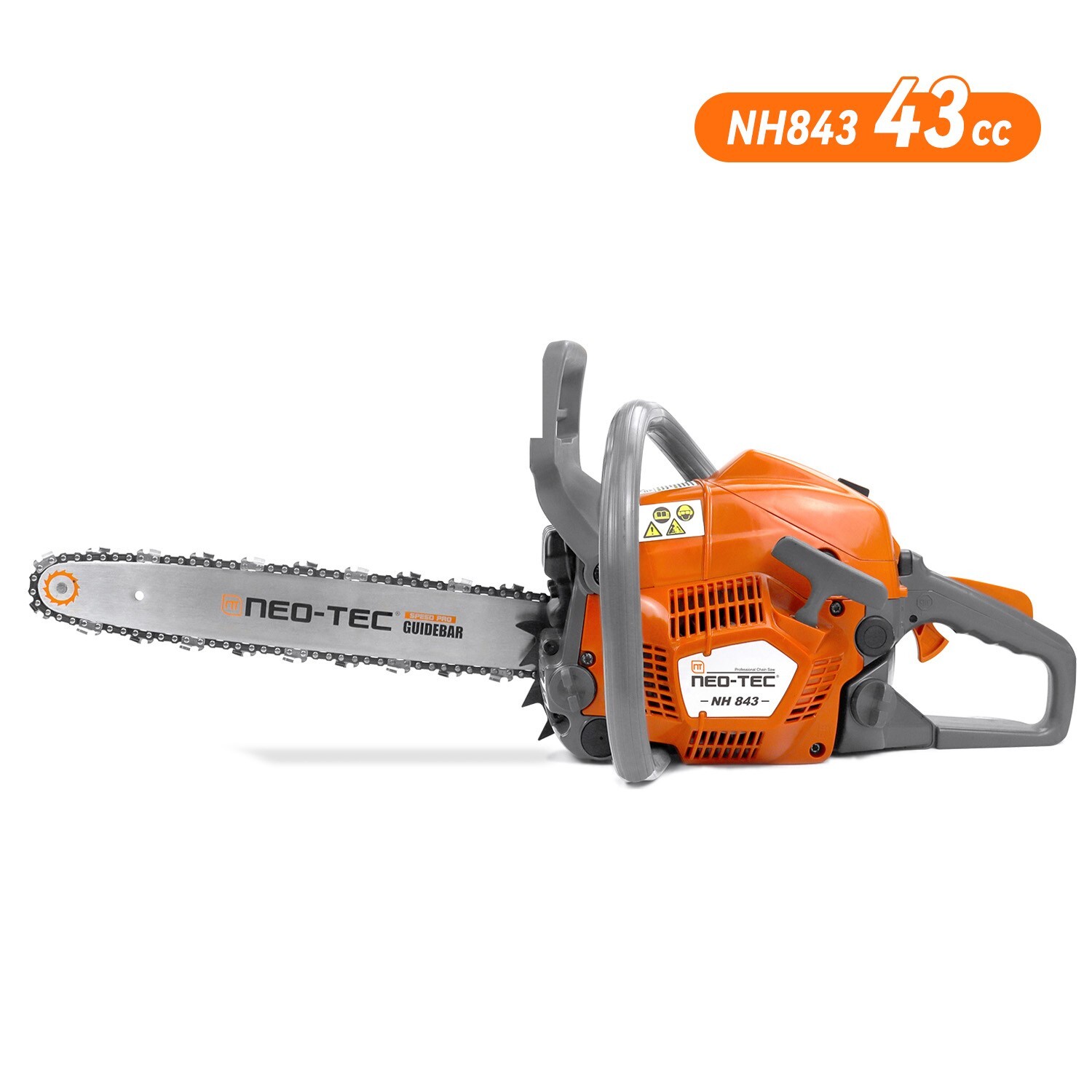 43cc Gasoline Chainsaw 16″Bar Powered Upgraded Engine Wood Cutting Gas Chain Saw