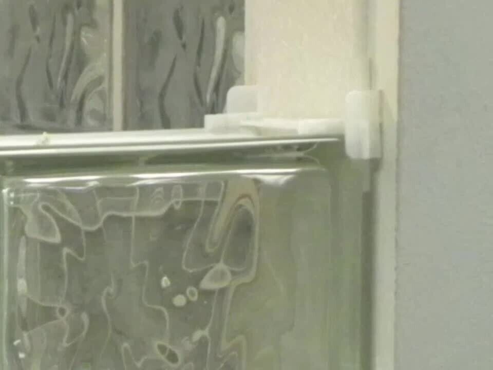10-Pack 4x8x3 in. Wave Pattern Glass Blocks – (Actual 3.75×7.75×3.12 in)
