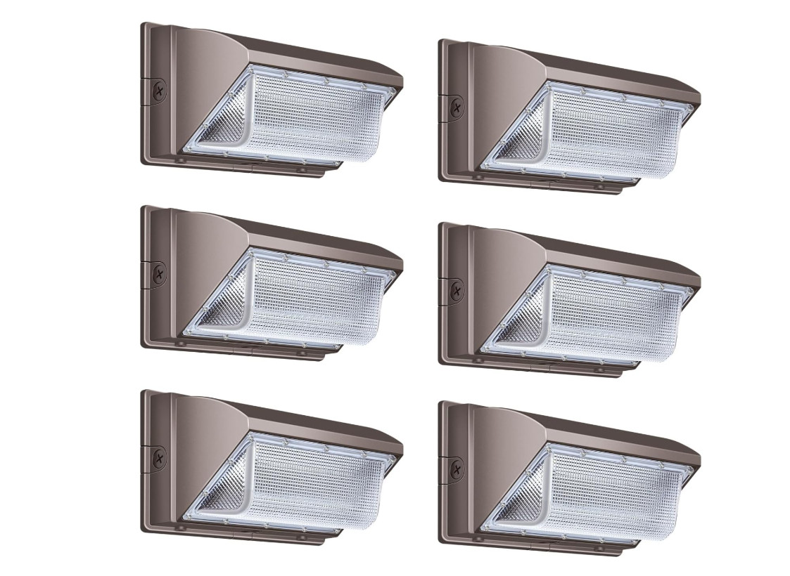 120W LED Wall Pack Light,15840LM Daylight Outdoor Security Lighting,Commercial a