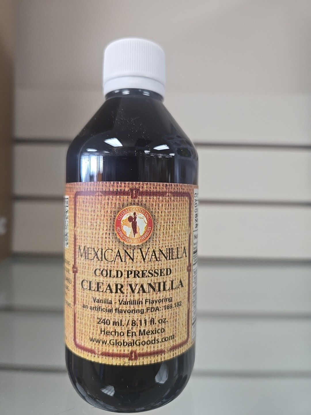 Mexican Vanilla Clear 8.11oz.