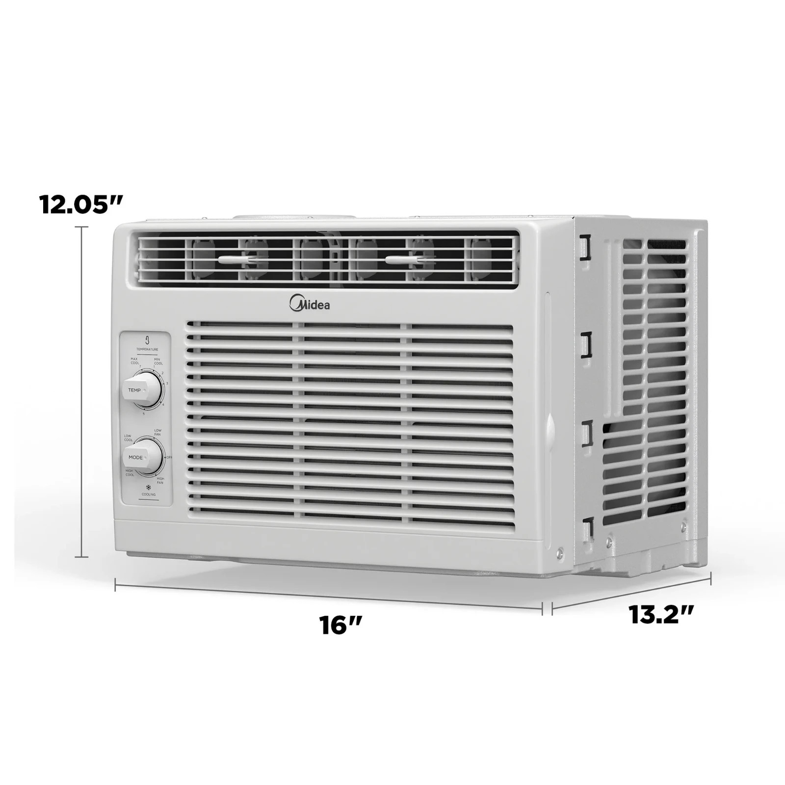 Midea 5,000 BTU Room Window Air Conditioner Mechanical Control AC White New