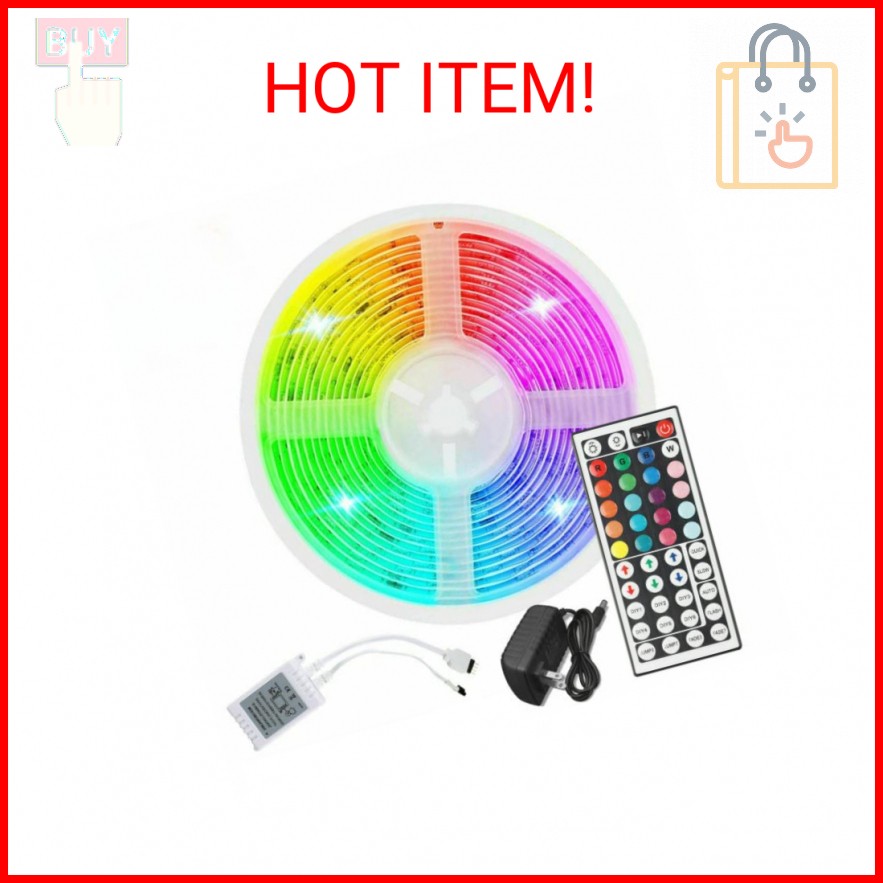 THE PERFECT PART 32FT Flexible 3528 RGB LED SMD Strip Light Remote Fairy Lights