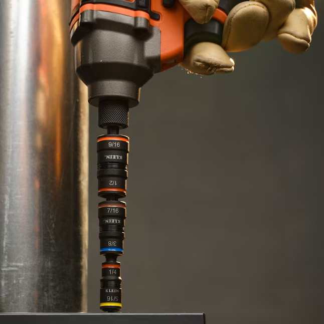 Klein Tools 32303HD 20-in-1 Impact Driver Set w/ Screwdriver Bits & Flip Sockets