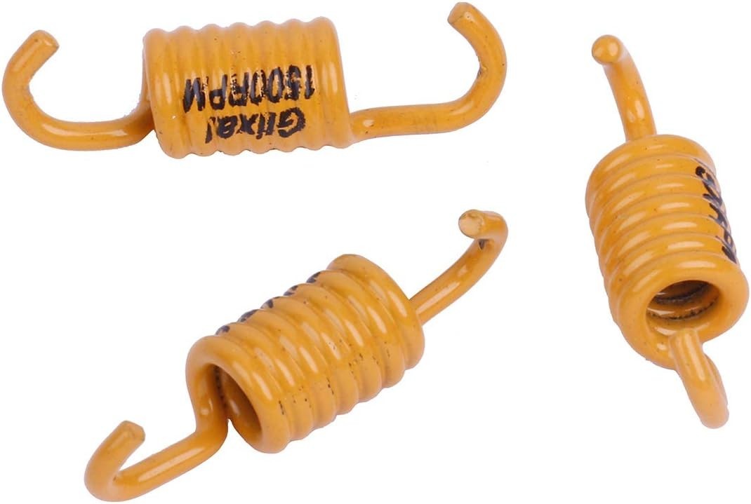 1500RPM High Performance Torque Spring & 3 Clutch Springs for GY6 ATVs, Yellow