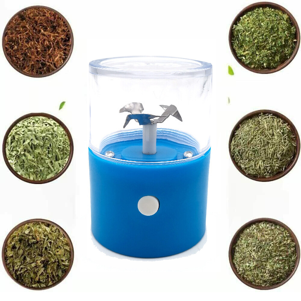 Electric Portable Auto Herb Garlic Grinding Crusher Machine / Rechargeable USB