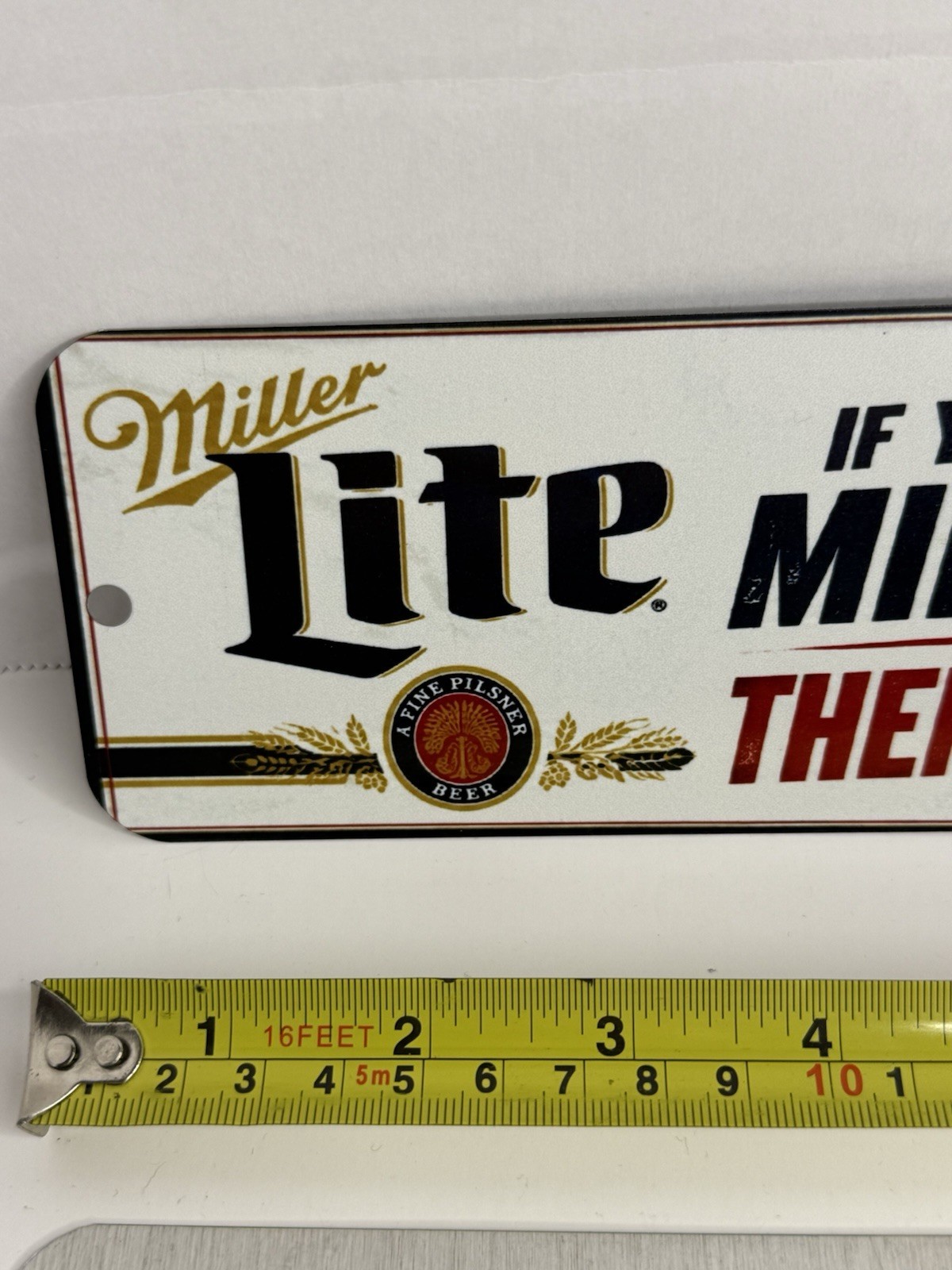 Miller Lite Ricky Bobby If You Don’t Drink Aluminum Sign shop Deck mancave