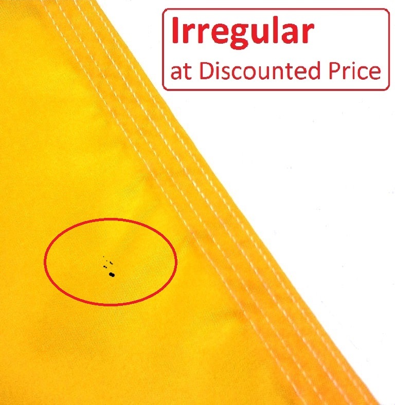 IRREGULAR – 3’x5′ Gadsden Flag DONT TREAD ON ME Nylon Grommets (2nd_935Gadsden)