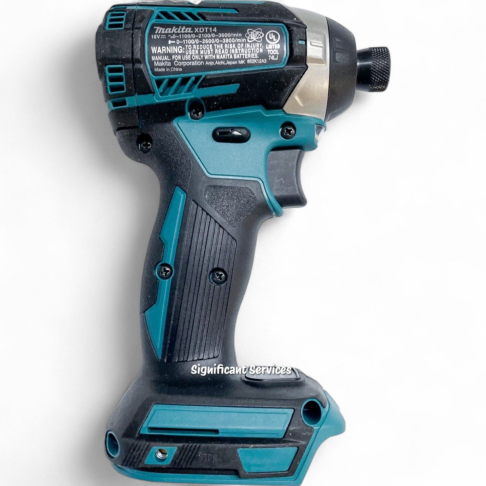 Makita Brushless 18V XDT14Z Li-Ion Cordless 1/4″ 3-Speed Battery Impact Driver