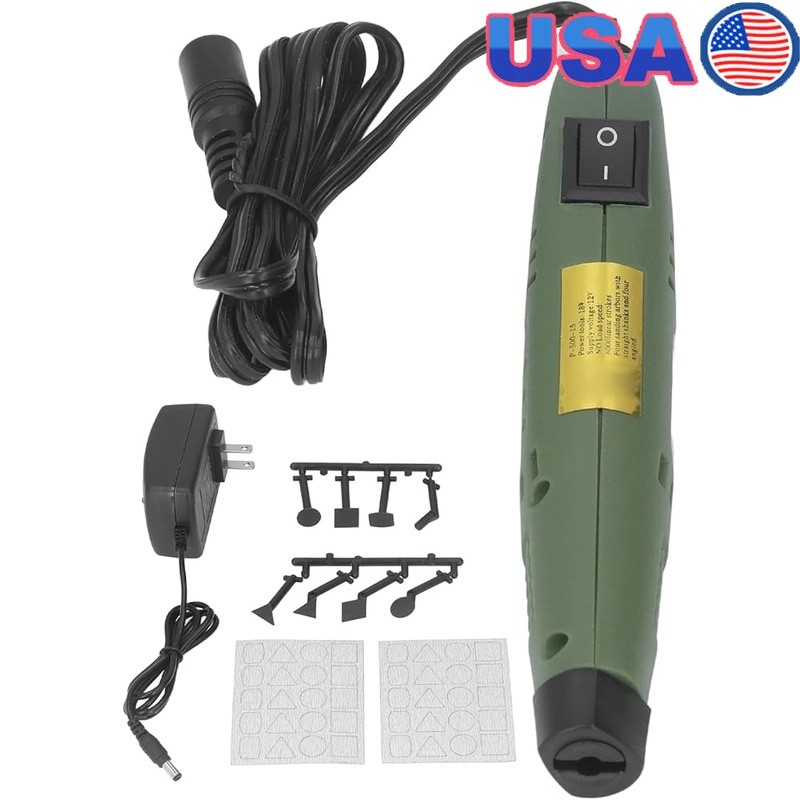 High Speed Mini Pen Sander 8000 RPM Electric Pencil Sander Polishing Grooves New